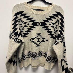 Ivory Aztec Sweater
